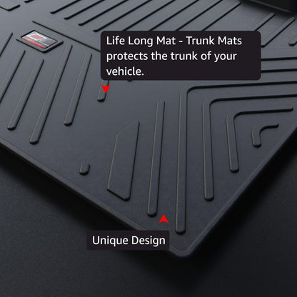 GFX premium trunk boot mat (dicky mat) for Nissan Magnite (2021 Onwards), black