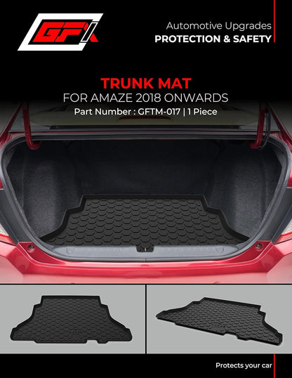 GFX waterproof trunk boot mat for Honda Amaze (2018 Onwards)