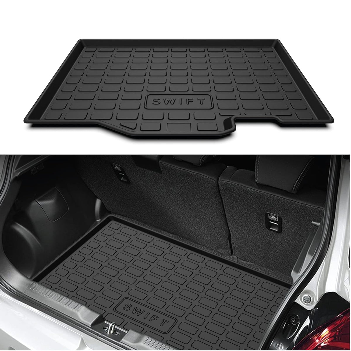 GFX waterproof trunk boot mat for Maruti Suzuki Swift (2018 Onwards)