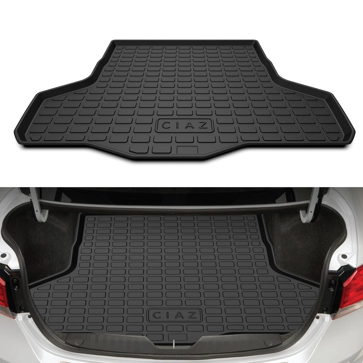 GFX waterproof trunk boot mat for Maruti Suzuki Ciaz (2014 Onwards, AT/MT)