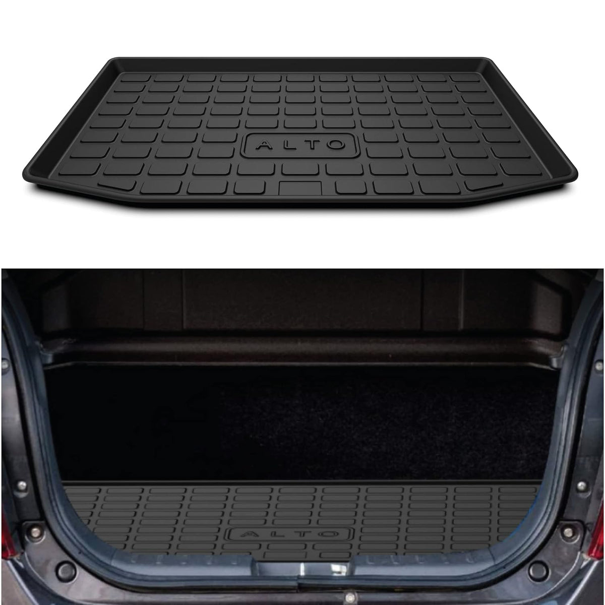 GFX waterproof trunk boot mat for Maruti Suzuki Alto K10 (2014-2021)