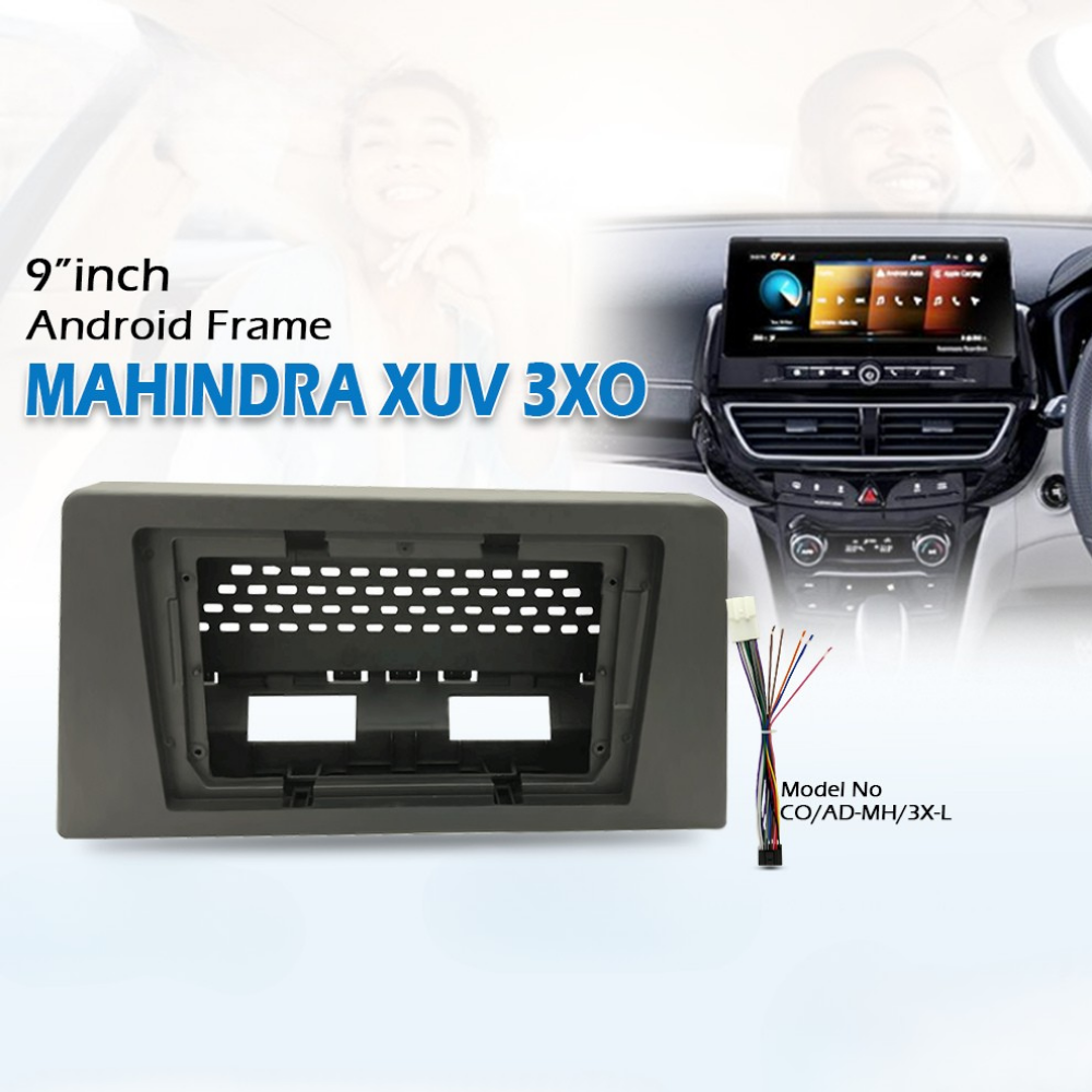 CarDost 9 inch Android stereo frame for Mahindra XUV 3XO
