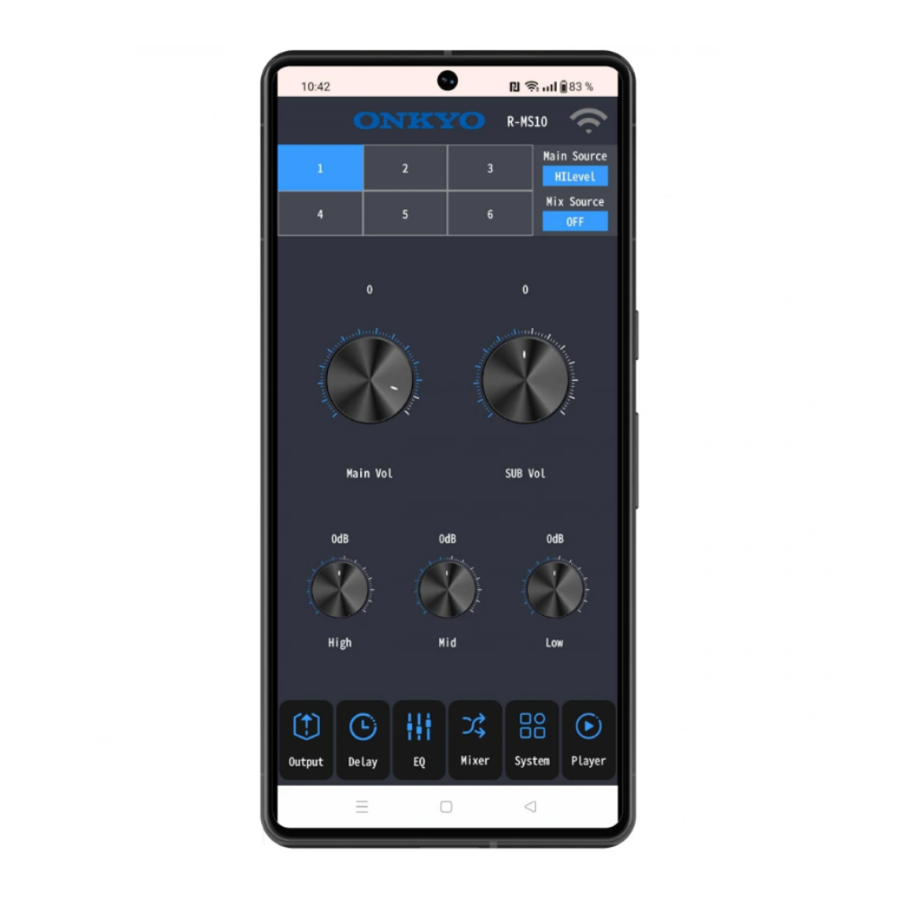 Onkyo R-MS10 6-channel DSP car amplifier