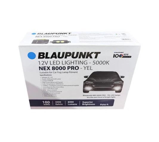 Blaupunkt NEX8000 PRO LED fog lamp with frame for Tata Nexon/Curvv/Safari