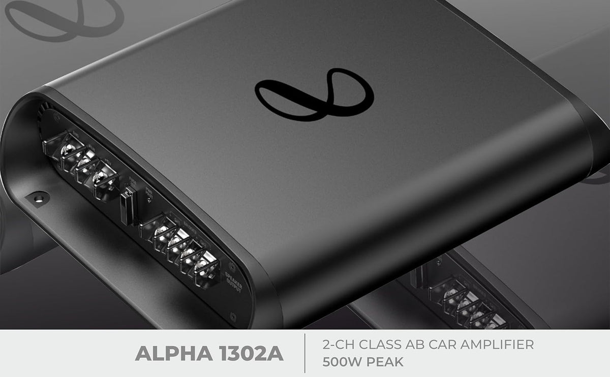 Infinity Alpha 1302A 2-channel car amplifier, black
