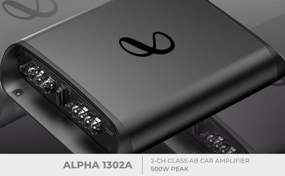 Infinity Alpha 1302A 2-channel car amplifier, black