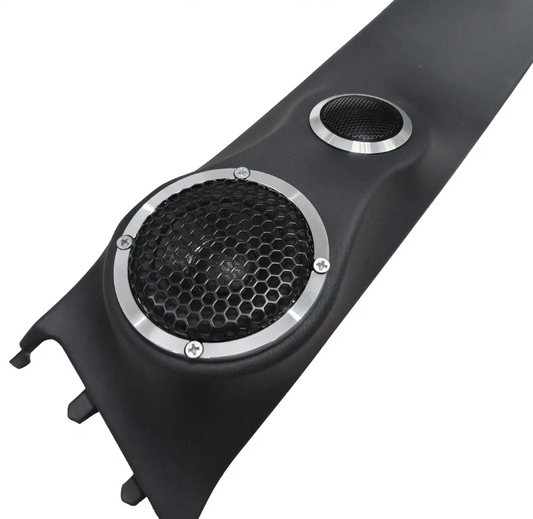 Black pillar pod and tweeter set for Mahindra Thar (2020 onwards)