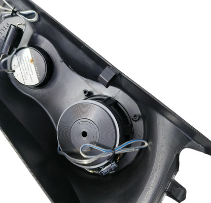 Black pillar pod and tweeter set for Mahindra Thar (2020 onwards)