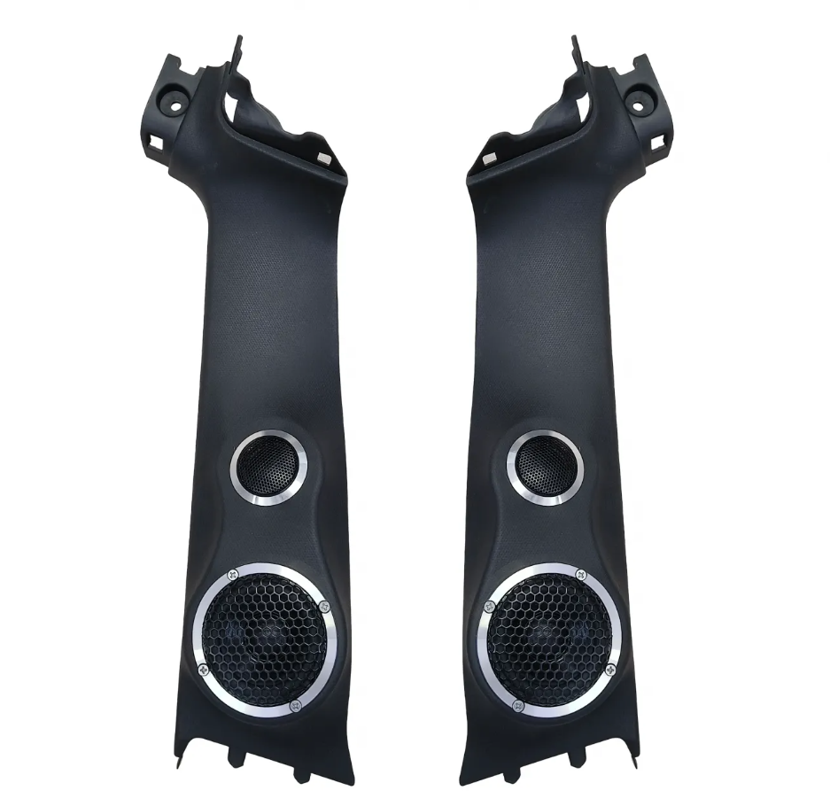 Black pillar pod and tweeter set for Mahindra Thar (2020 onwards)