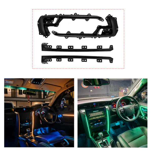 Cardi K4 18-piece RGB ambient light kit for Toyota Fortuner