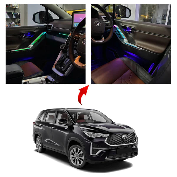 Cardi K4 17-piece RGB ambient light kit for Toyota Innova Hycross