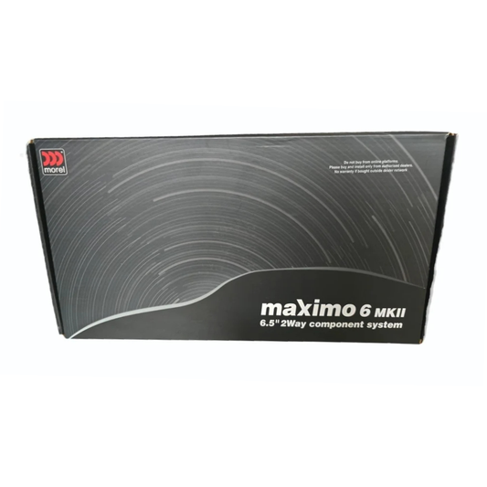Morel Maximo 6 MKII 6.5 inch 2-way component car speaker