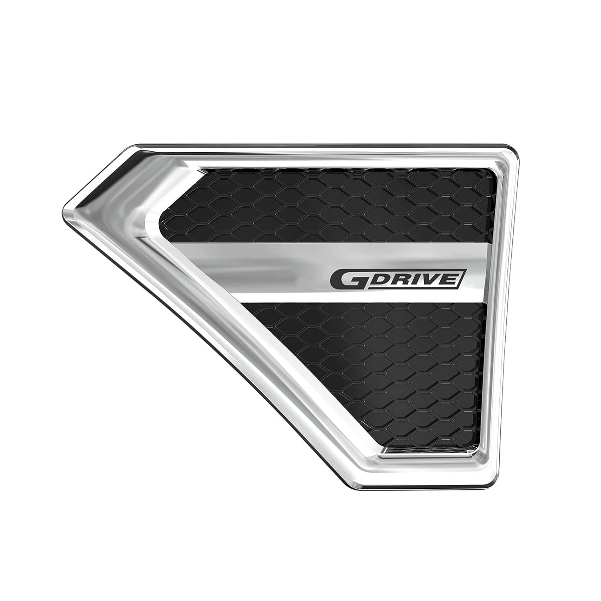GFX G Drive chrome-plated side vent sticker, Type-1, universal fit