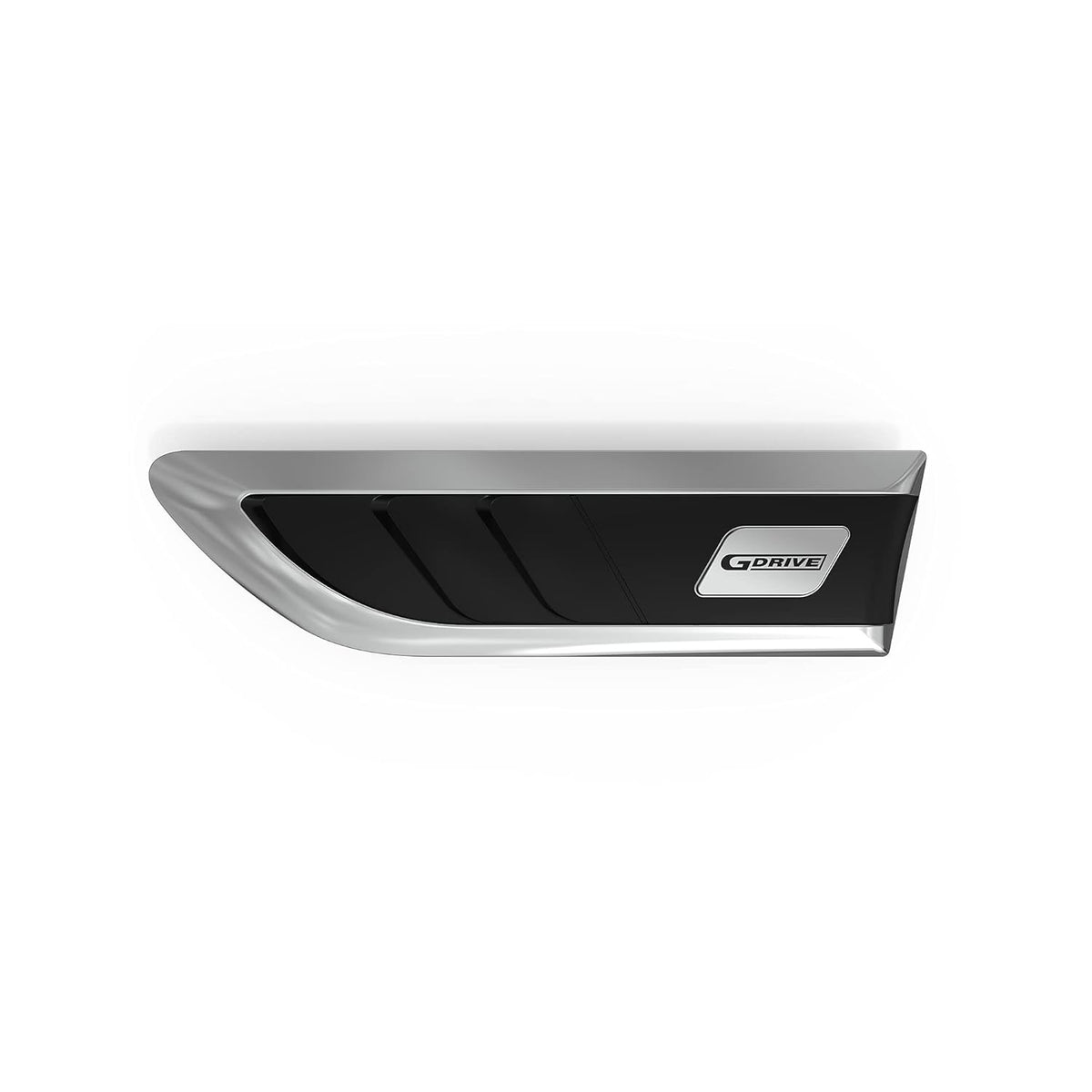 GFX G Drive chrome-plated side vent sticker, Type-2, universal fit