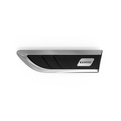 GFX G Drive chrome-plated side vent sticker, Type-2, universal fit