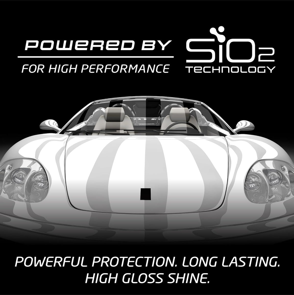 Formula 1 ceramic color spray wax bottle for white cars, 680 ml
