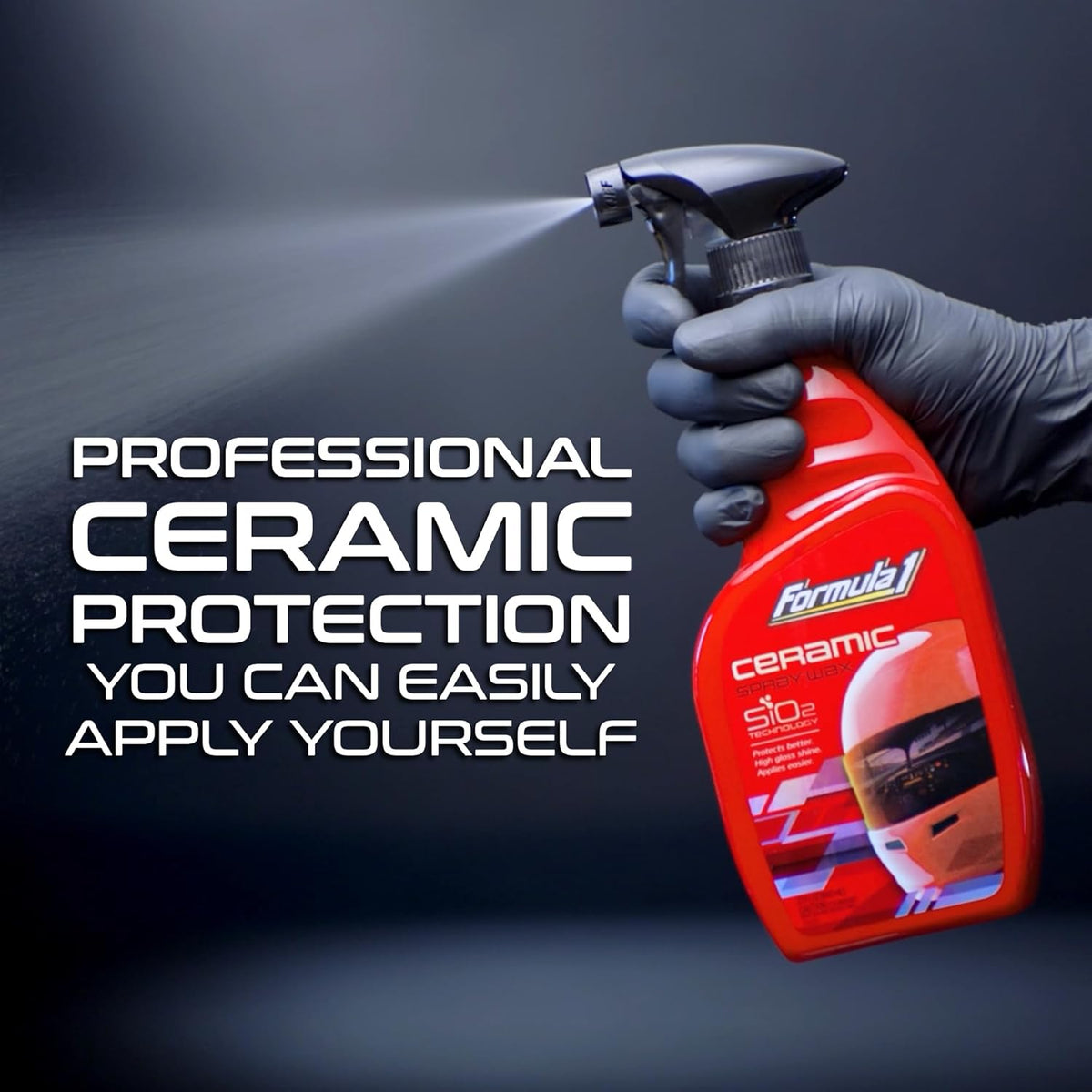 Formula 1 ceramic spray car wax bottle, 680 ml, all surfaces