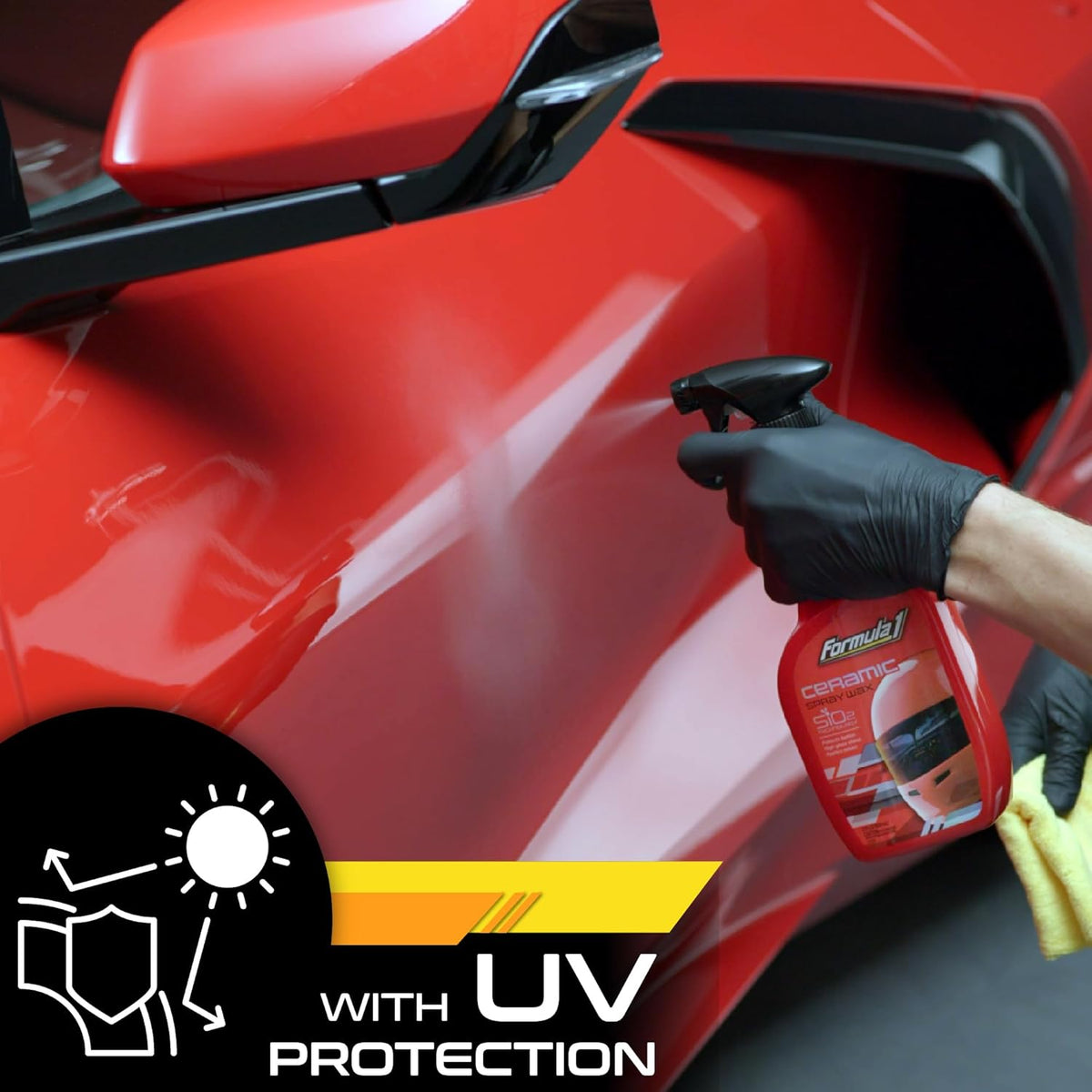 Formula 1 ceramic spray car wax bottle, 680 ml, all surfaces