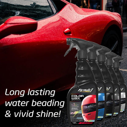 Formula 1 ceramic color spray wax bottle for red cars, 680 ml