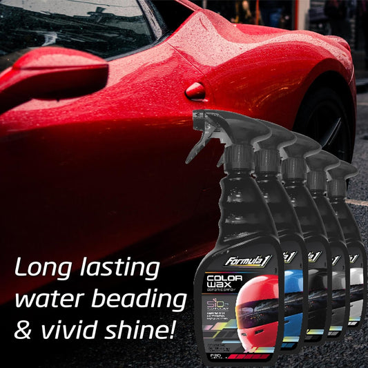 Formula 1 ceramic color spray wax bottle for red cars, 680 ml