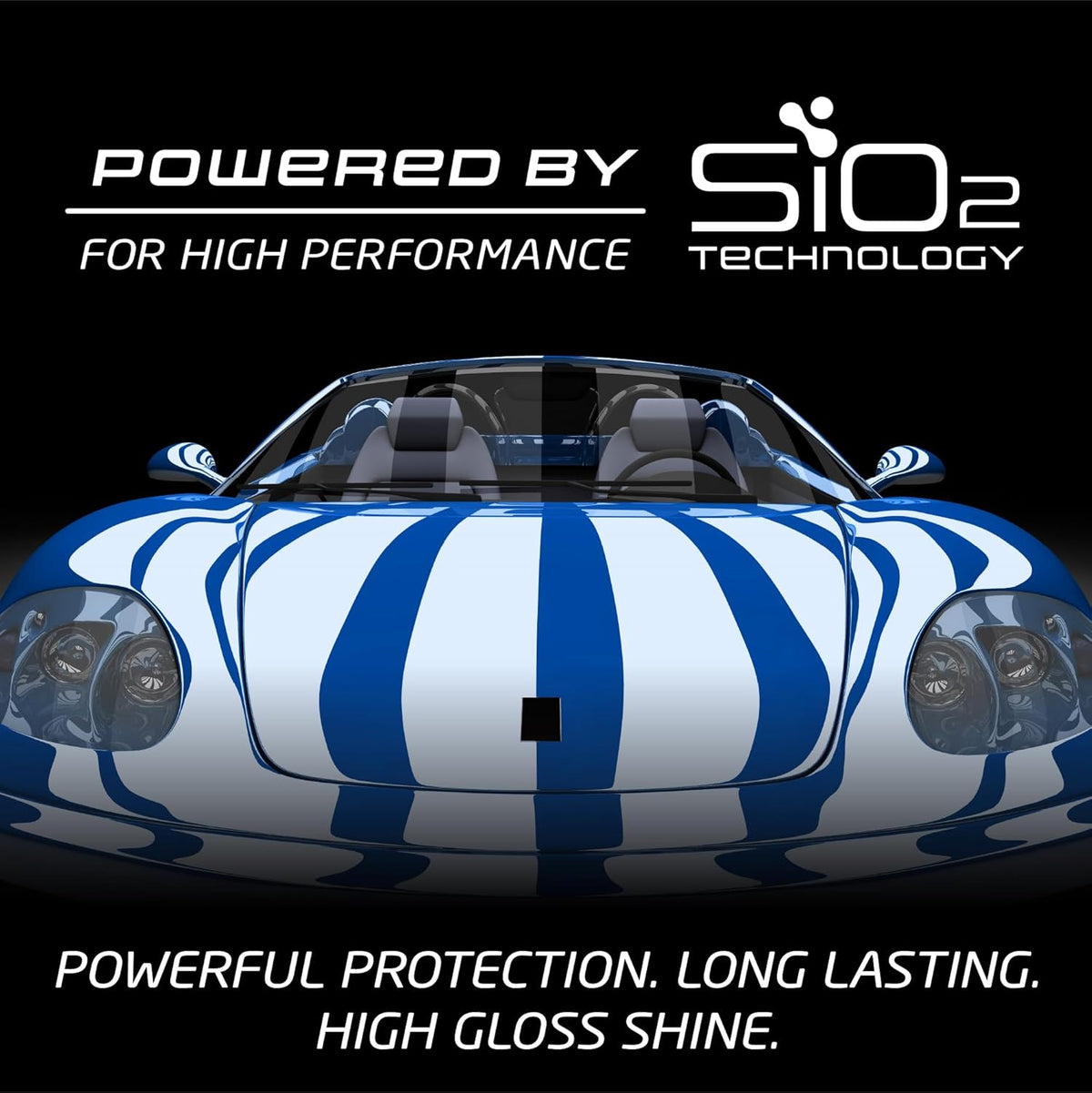 Formula 1 ceramic color spray wax bottle for blue cars, 680 ml