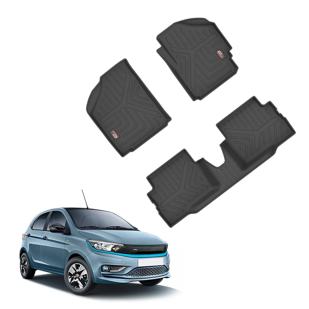 GFX waterproof floor mat for Tata Tiago EV (2022+)