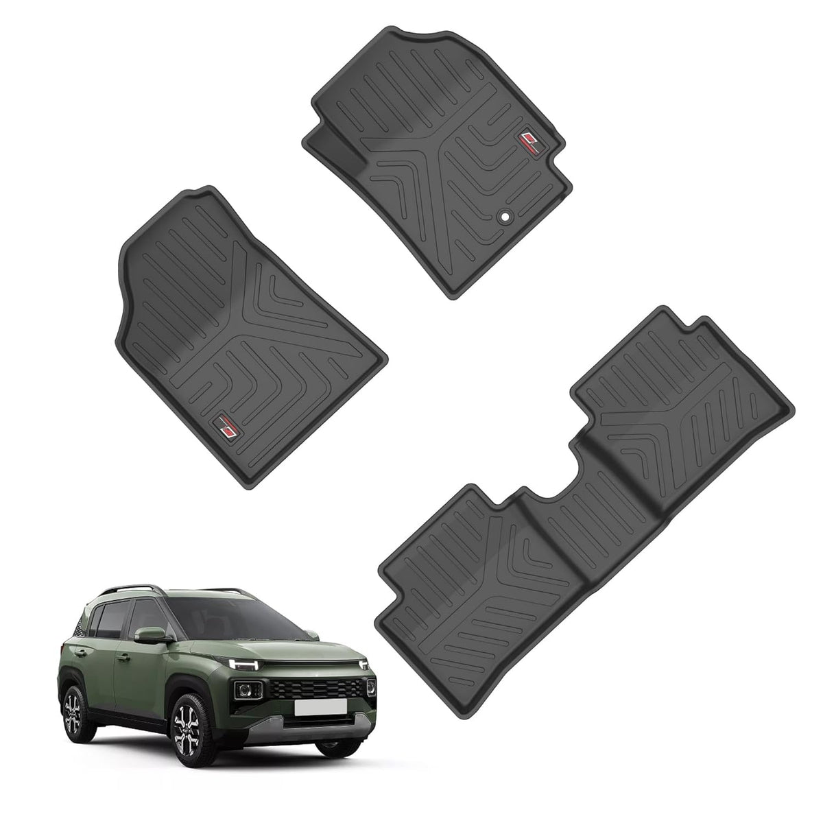 GFX waterproof floor mat for Hyundai Exter (2023+)