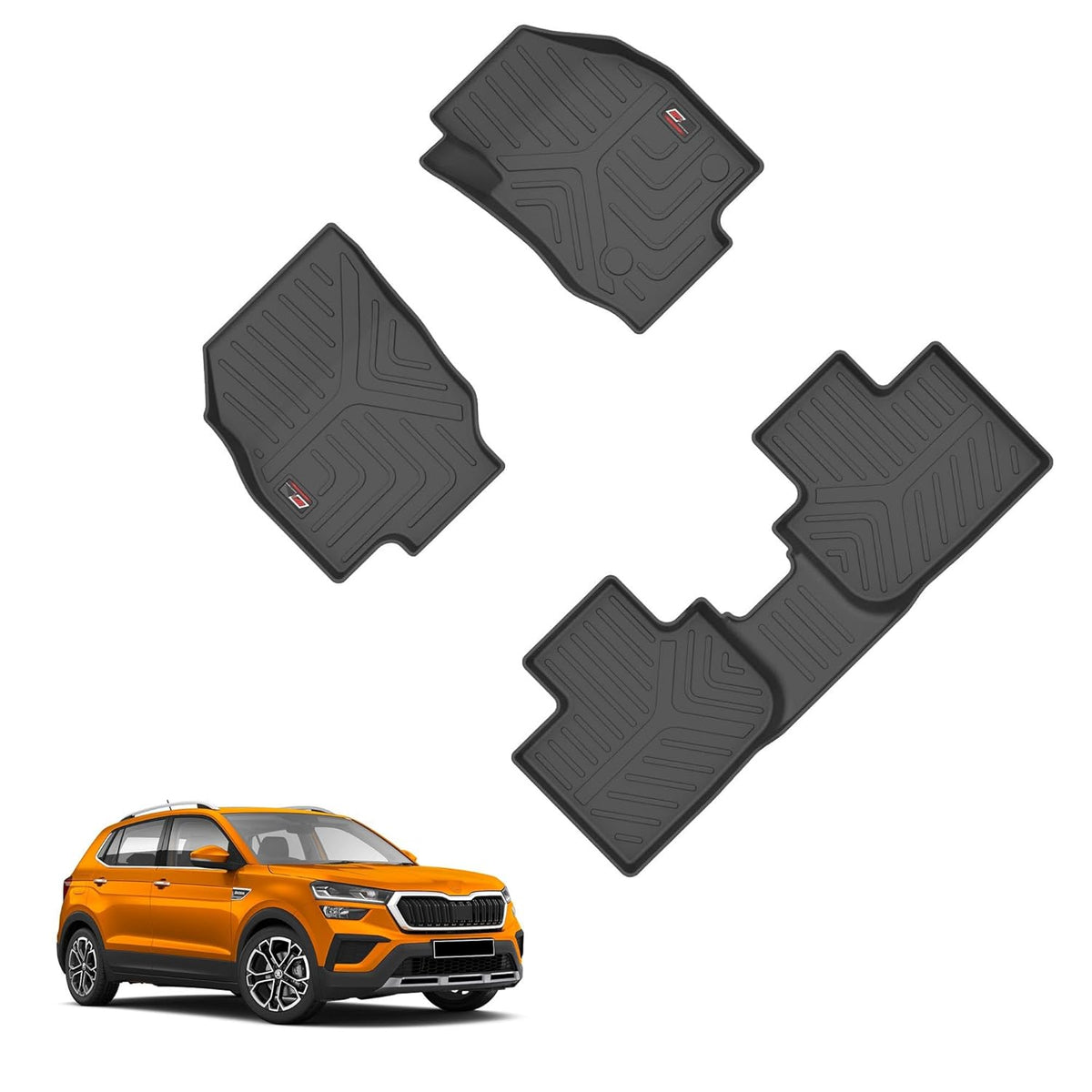 GFX waterproof floor mat for Taigun / Kushaq (2021+)