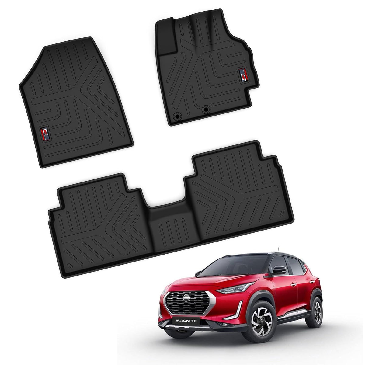 GFX waterproof floor mat for Nissan Magnite (2021+)
