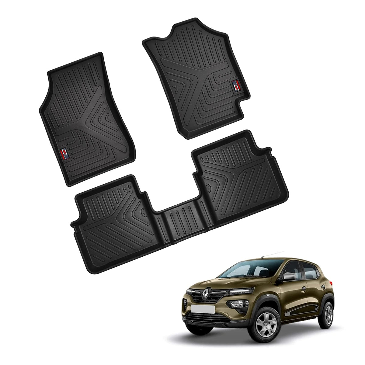 GFX waterproof floor mat for Renault Kwid (2015+)