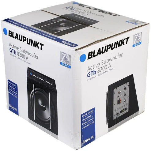 Blaupunkt GTB 8200A 8 inch active car subwoofer