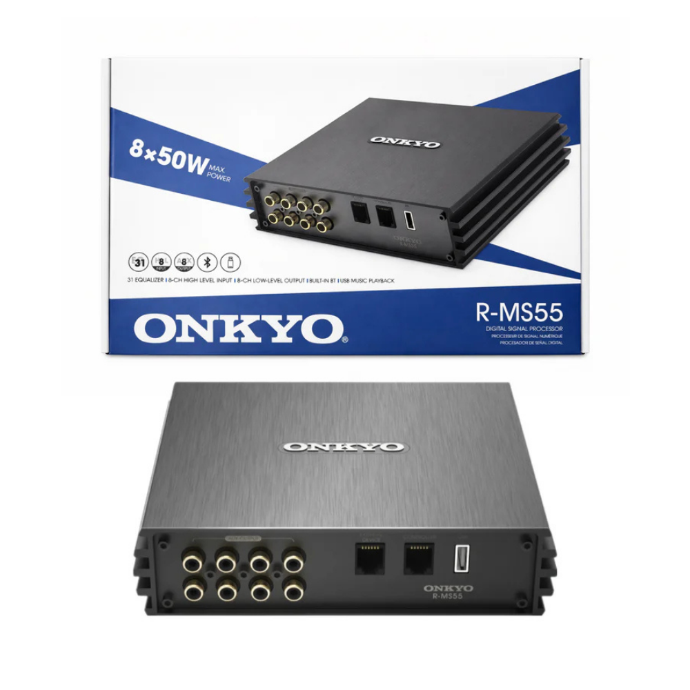 Onkyo R-MS55 8-channel DSP car amplifier