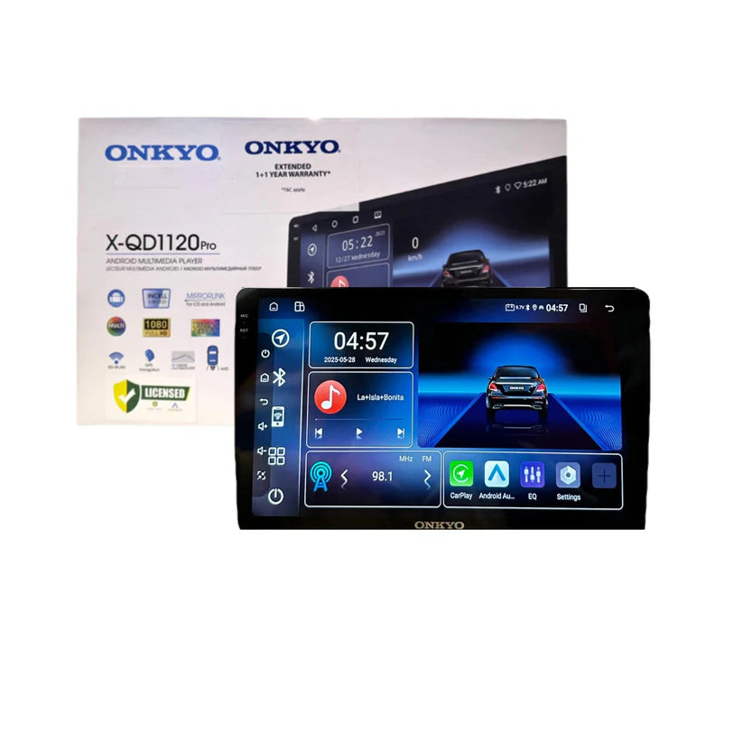 Onkyo X-QD1120 Android car stereo, 2GB RAM / 32GB storage