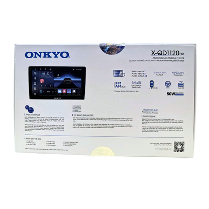 Onkyo X-QD1120 Android car stereo, 2GB RAM / 32GB storage