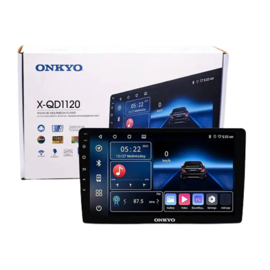 Onkyo X-QD1120 Android car stereo, 4GB RAM / 64GB storage