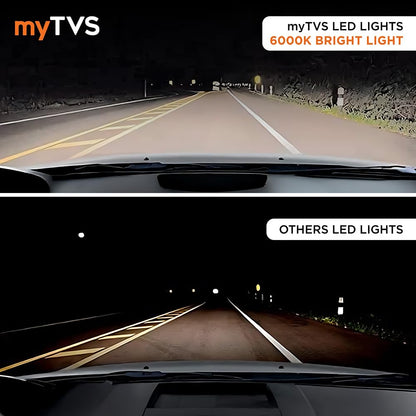 myTVS 200W LED headlight bulb, H8 / H16 fitment, 6000K cool white