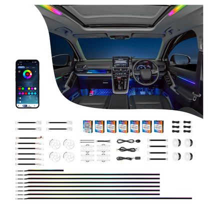 CARDI K4 interior ambient lighting kit, 20-in-1, universal fit