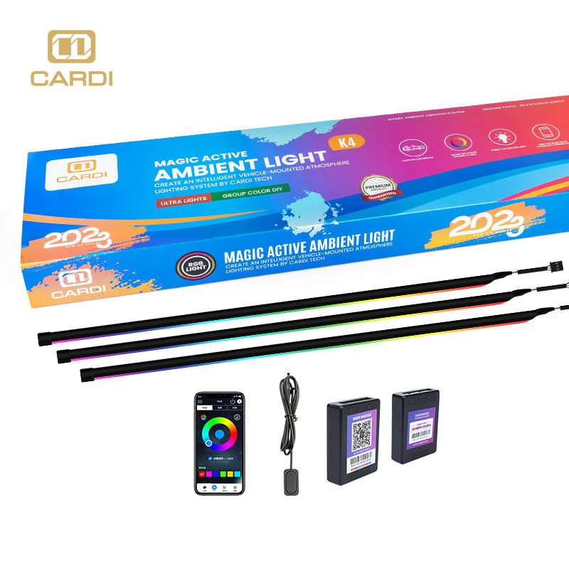 CARDI K4 interior ambient lighting kit, 6-in-1, universal fit