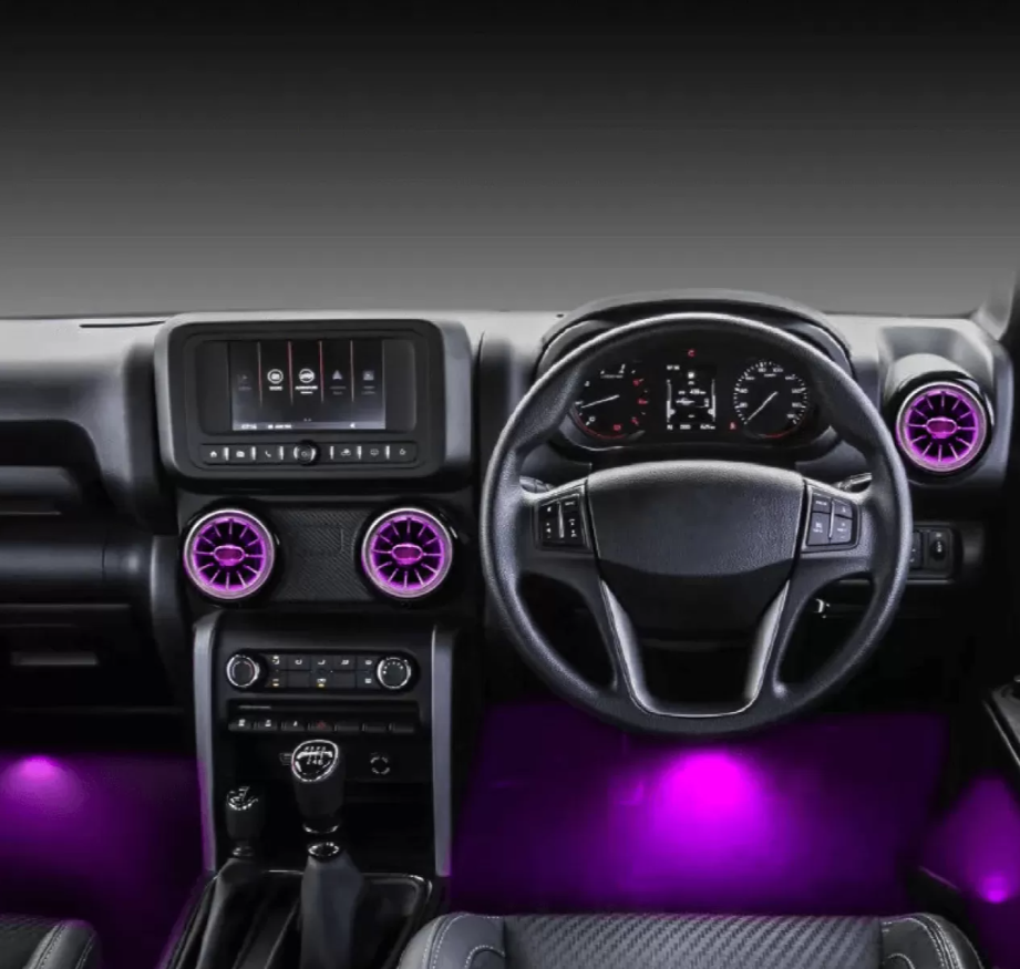 CARDI K3 AC vent ambient light kit for Mahindra Thar Roxx, OEM fit