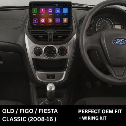 CarDost 9 Inch Android frame for Ford Fiesta Classic (2011-2015), black