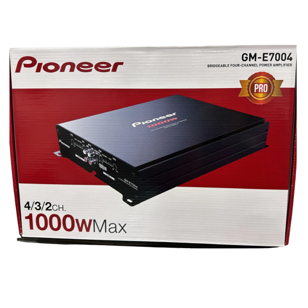 Pioneer GM-E7004 4-channel bridgeable car amplifier