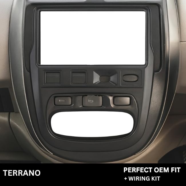 CarDost 9 Inch Android frame for Nissan Terrano, black