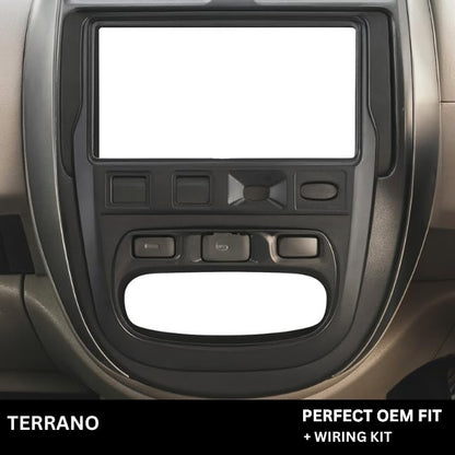 CarDost 9 Inch Android frame for Nissan Terrano, black