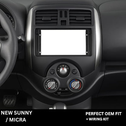 CarDost 9 Inch Android frame for Nissan Sunny (New Model), black