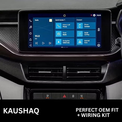 CarDost 9 Inch Android frame for Skoda Kushaq, black