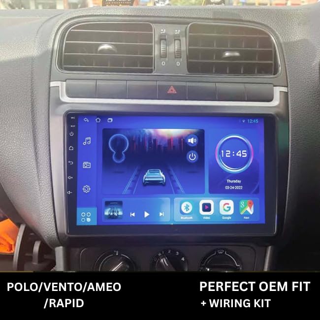 CarDost 9 Inch Android frame for Volkswagen Vento, black