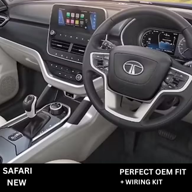 CarDost 9" Android frame dashboard panel for Tata Safari (New Model)