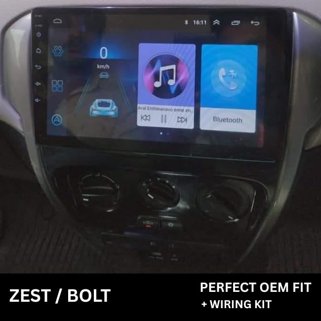 CarDost 9" Android frame dashboard panel for Tata Zest