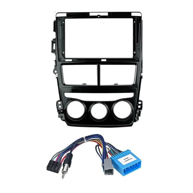 CarDost 9" Android frame dashboard panel for Toyota Yaris (Manual)