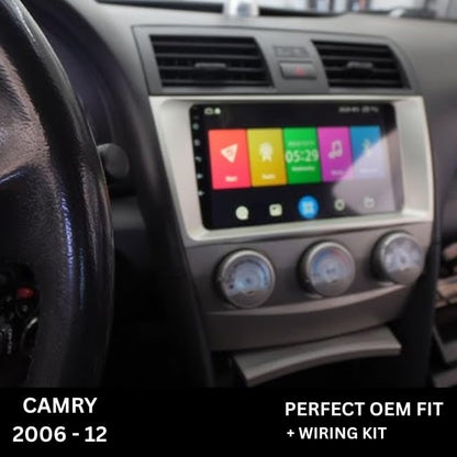 CarDost 9" Android frame dashboard panel for Toyota Camry (2006–2012)
